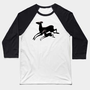 Deer and Fawn Baseball T-Shirt